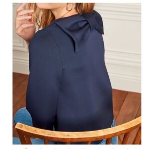 NWT Stella & Dot Crush it Bow long sleeved top